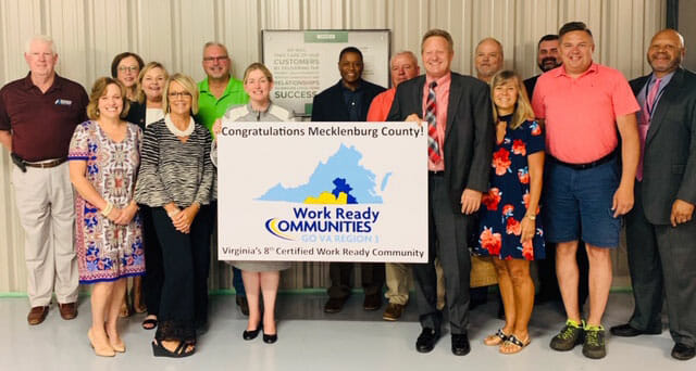 Mecklenburg named Work Ready Community