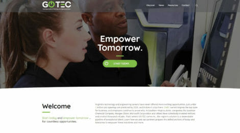 GO TEC Talent Development Project for GO Virginia Regions 3, 1, 4 Launches New Website
