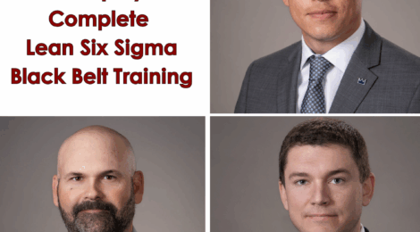 Three IALR Employees Earn Lean Six Sigma Black Belt Certification